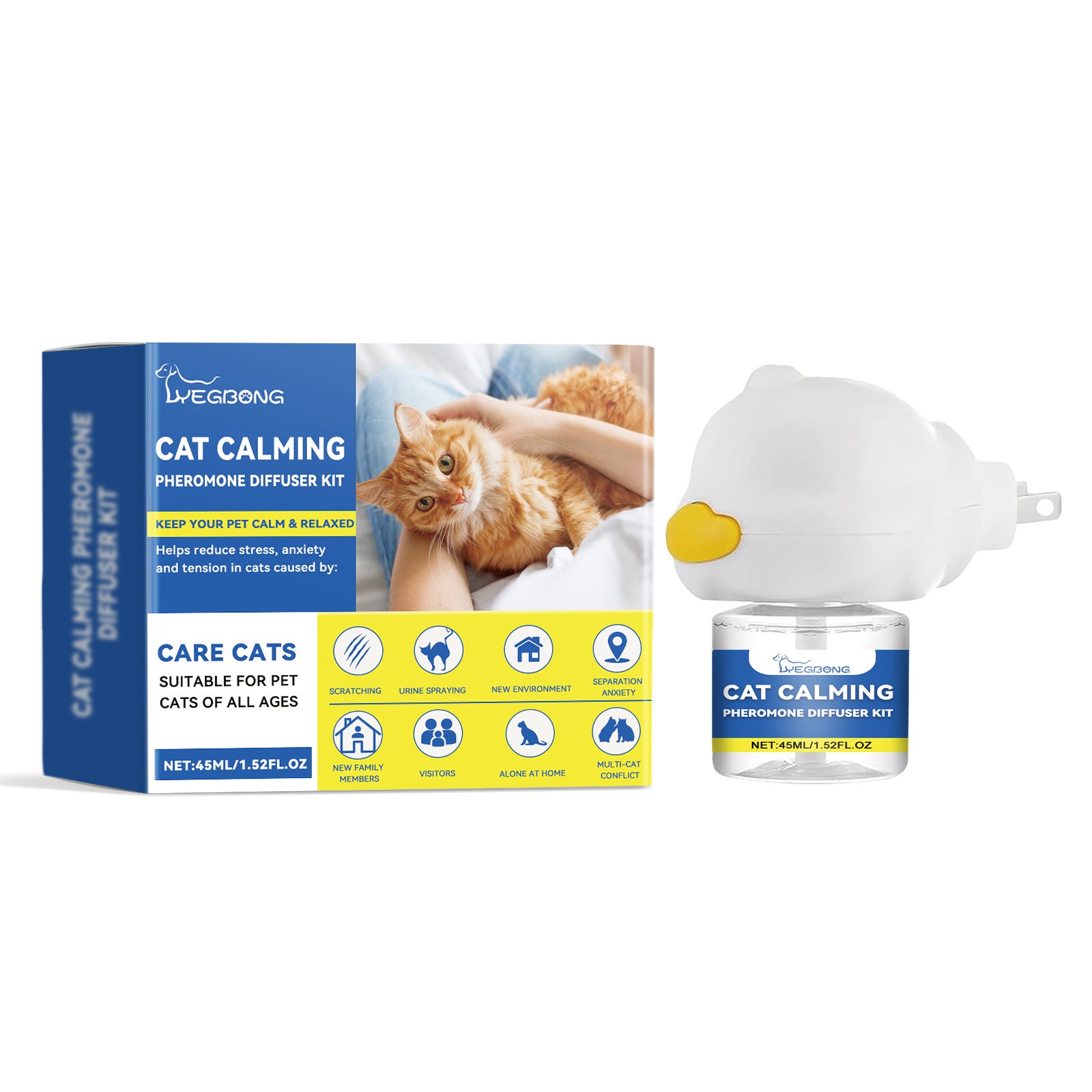 Pet Cat Irritability Care Solution