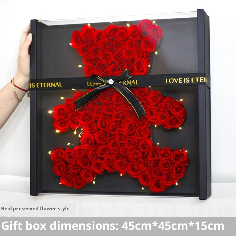 Valentine's Day Birthday Eternal Flower Bouquet Gift Box