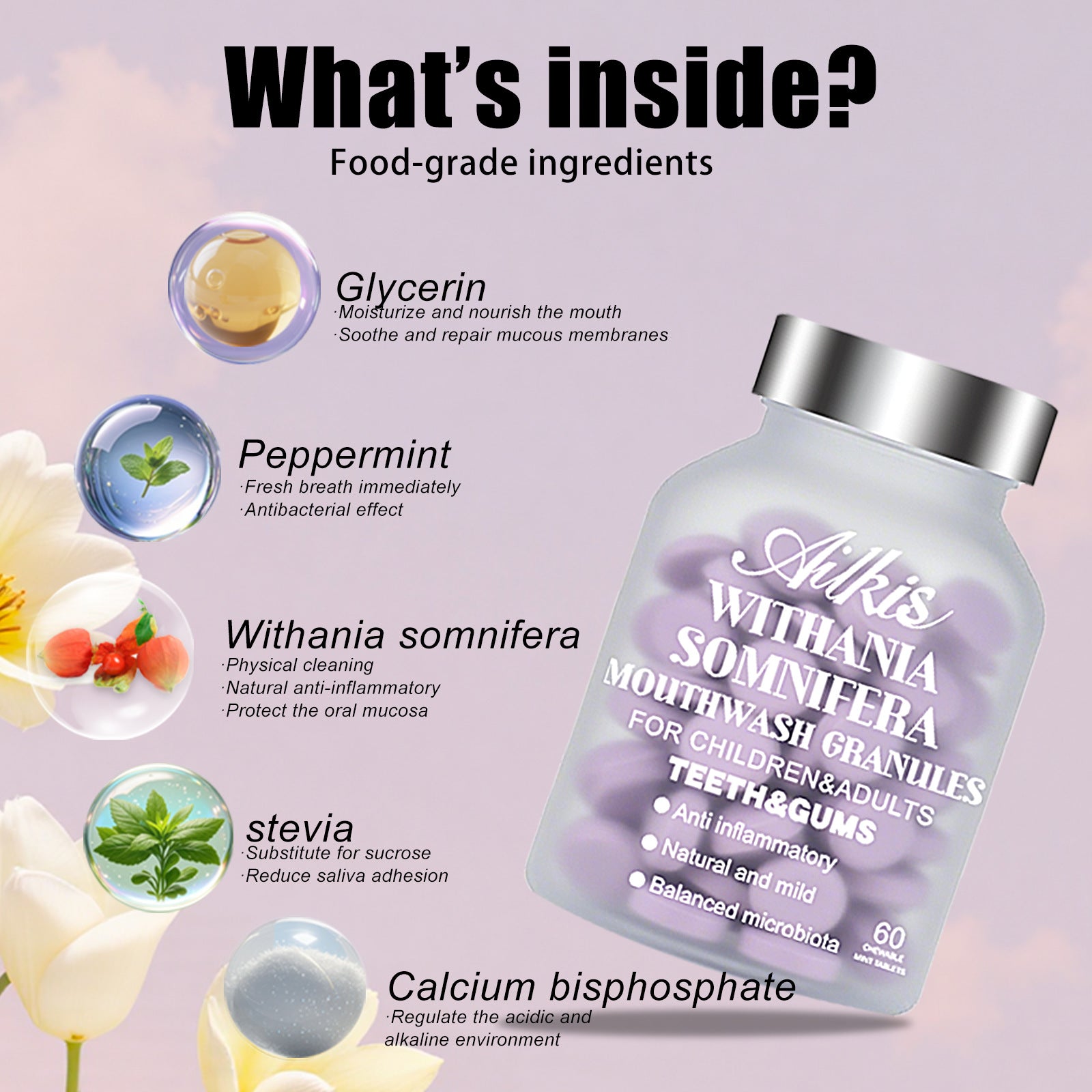 Mouthwash Tablets Quickly Clean Oral Cavity