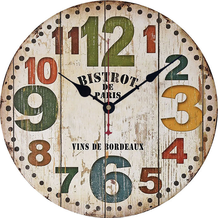 Home Fashion Modern Personality Retro Wall Clock