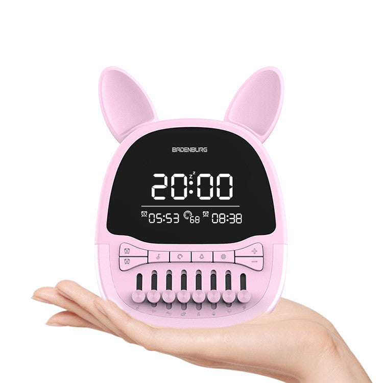 Creative Student Bedside Alarm Clock With Night Light