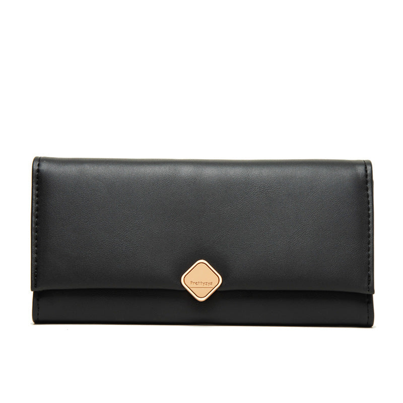 Portefeuille pliant simple et multifonctionnel pour femme