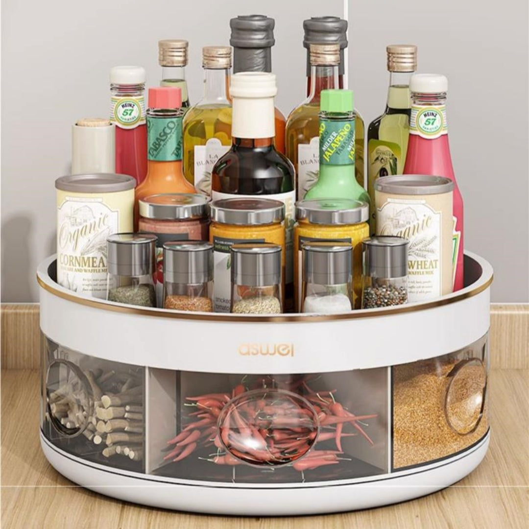 Table Rotating Seasoning Oil Salt Sauce Bottle