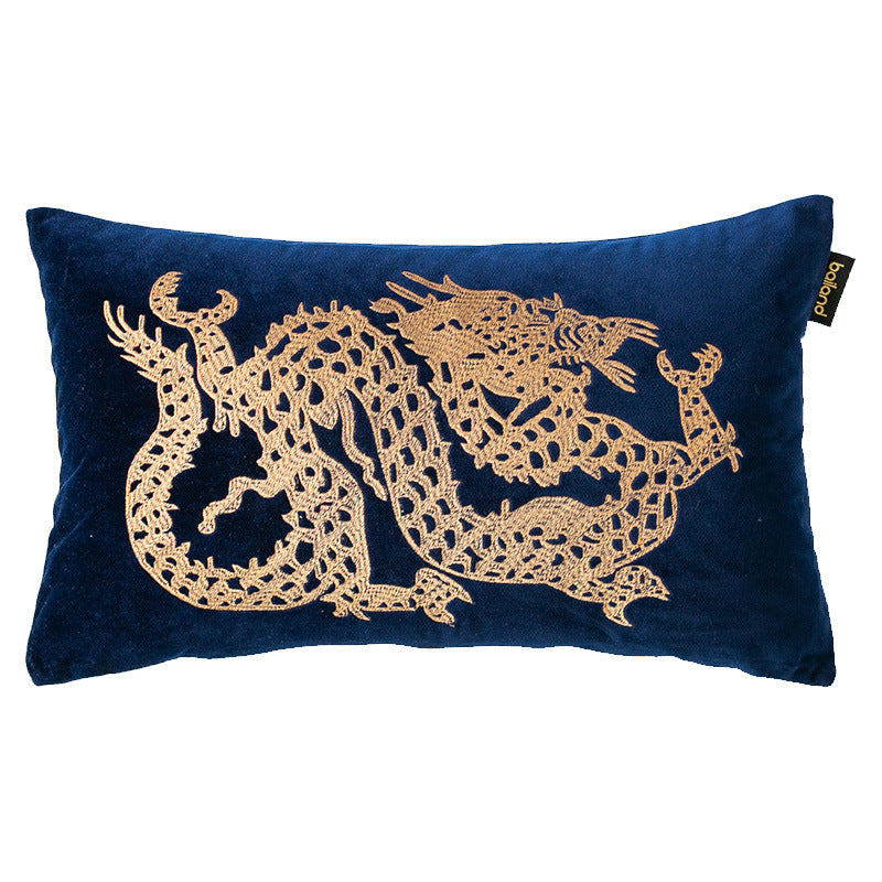 Embroidery Throw Pillow Sofa Cushion Living Room Chair Backrest Office