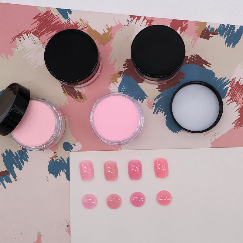 4 Colors Suit Nail Shimmering Powder DIY Handmade Manicures Decoration