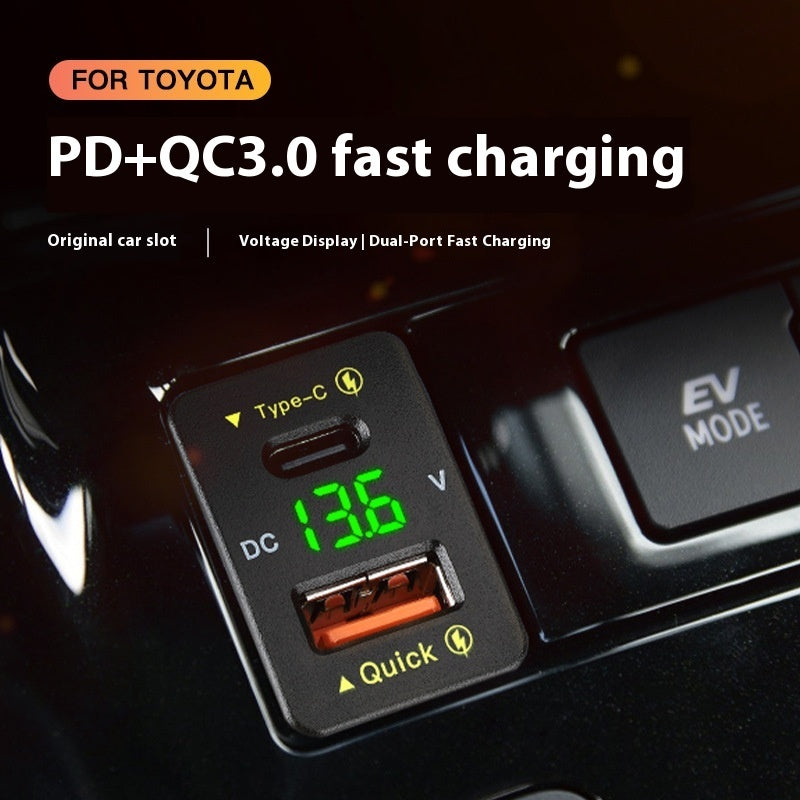 Chargeur de téléphone portable de voiture 48W à charge rapide QC3.0