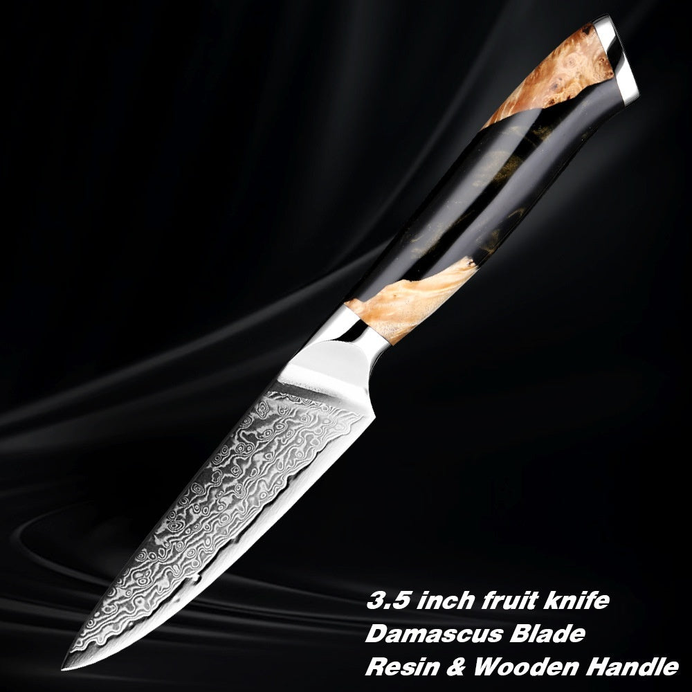 Couteau de chef en acier de Damas Couteaux de cuisine professionnels