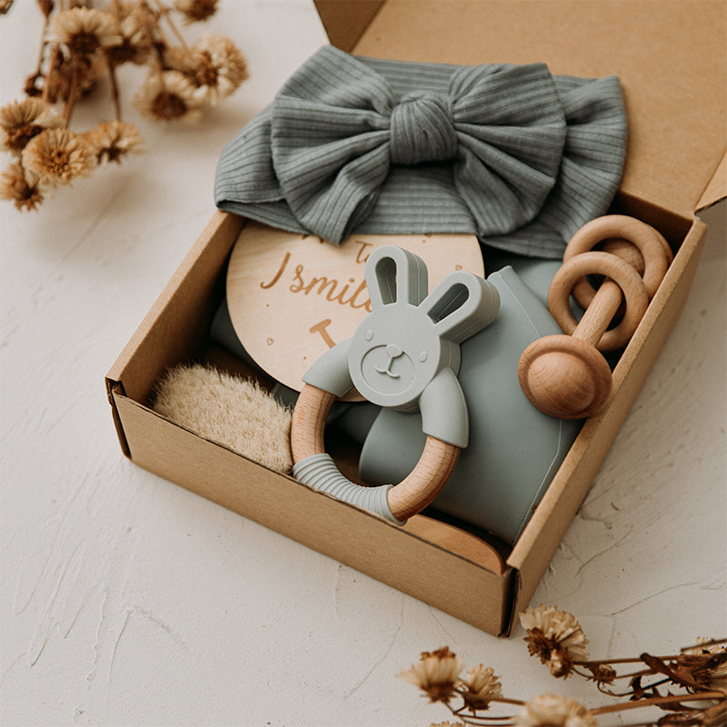 Coffret Cadeau d'Accessoires et Jouets de Douche pour Nouveau-né