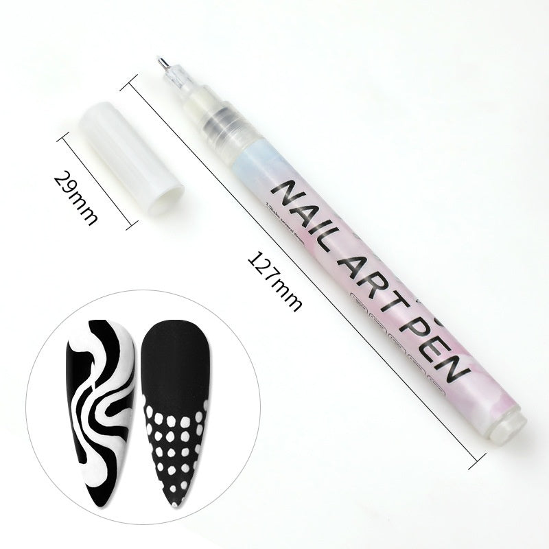 Stylo Peinture Pigment Acrylique pour Ongles Câble de Modélisation DIY
