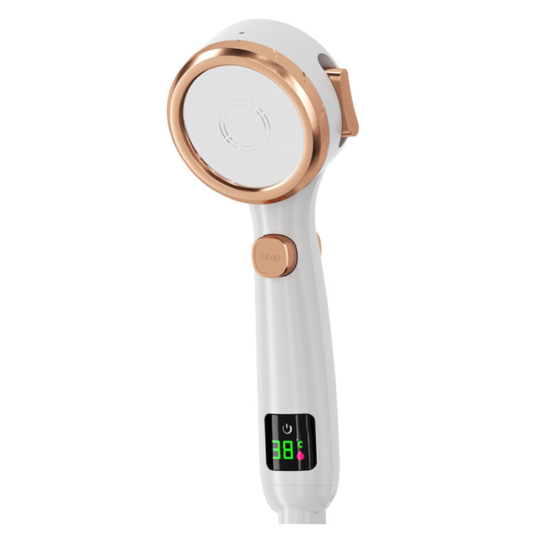 Temperature Display Shower Head Pressurized Shower Head