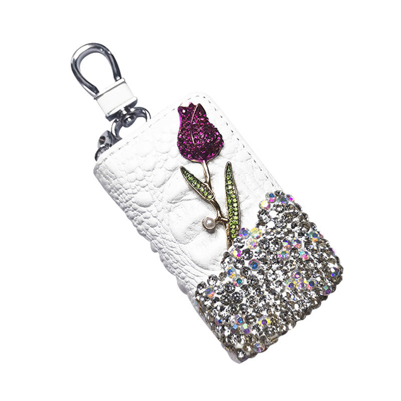 Flower-shaped Car Keychain Is Suitable For BMW Lada Remote Control Accessories