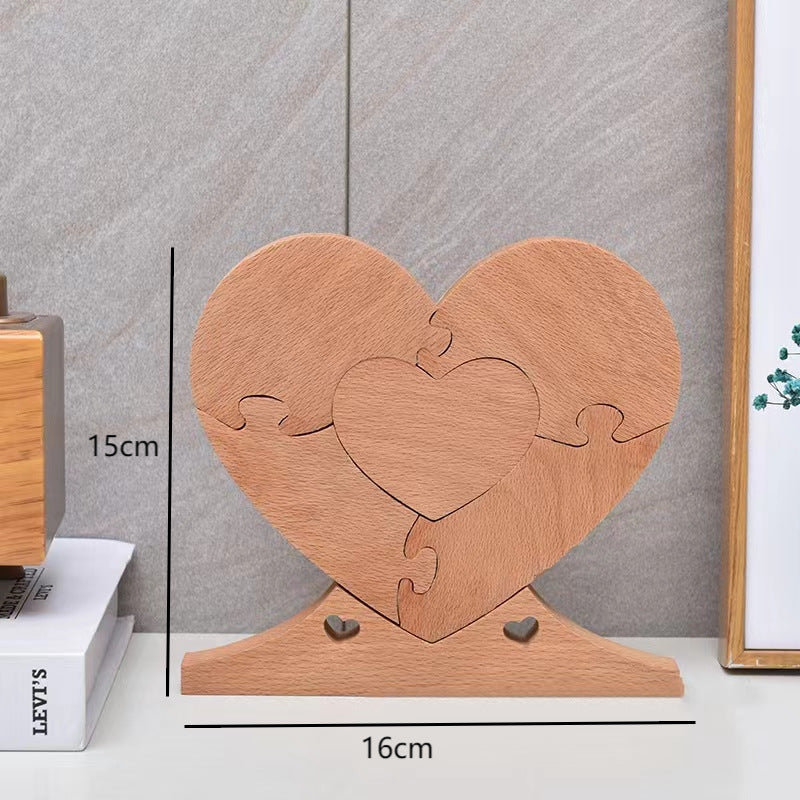 Ornements artisanaux en bois pour la fête des mères