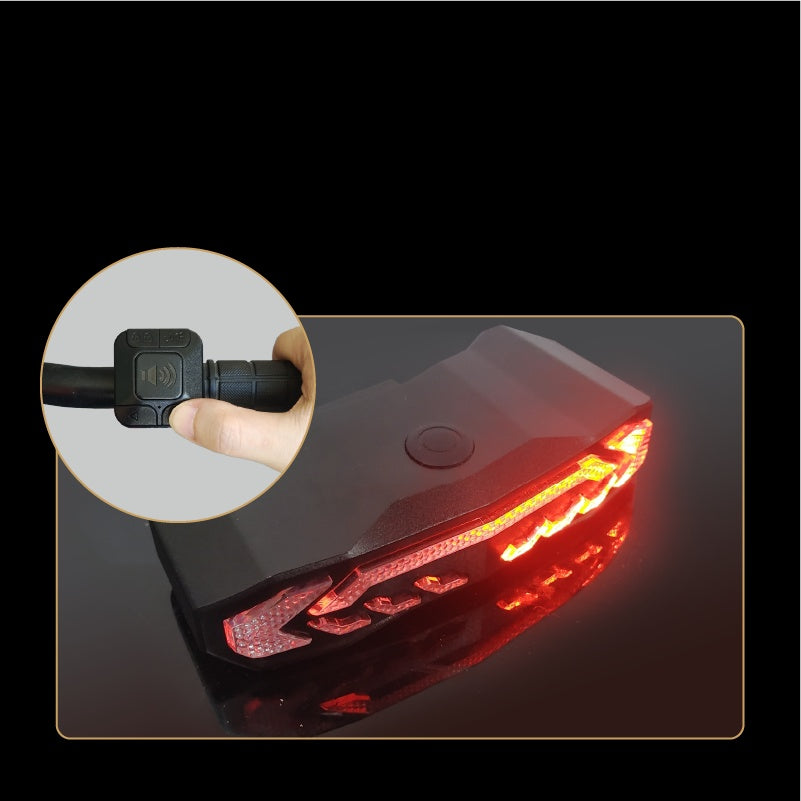 Intelligent Brake Bicycle Mountain Bike Steering Tail Light