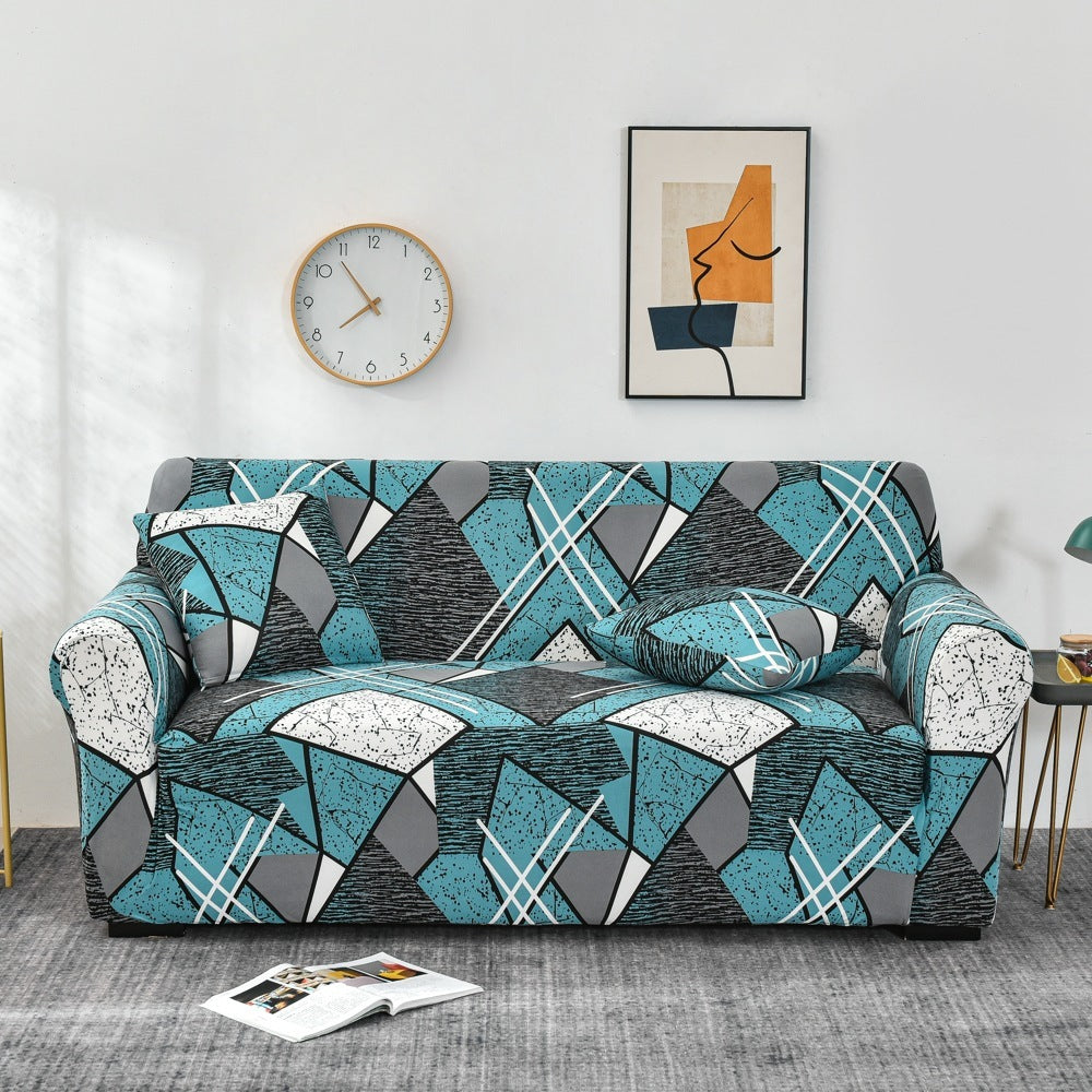 Stretch Sofa Cover All-inclusive Non-slip Three-seat Sofa Cushion Cover Cloth Sofa Towel Full Covered Household Dust Cover