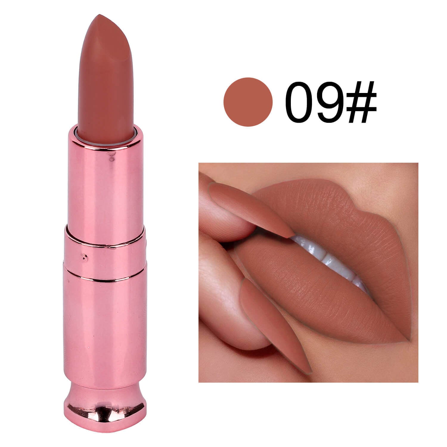 Rouge à lèvres baume longue tenue mat, facile à appliquer, sans transfert