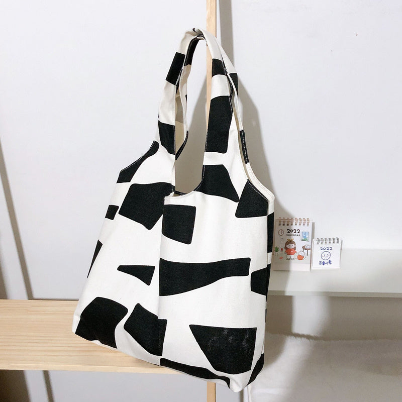 Sac à bandoulière en toile grande capacité pour femmes