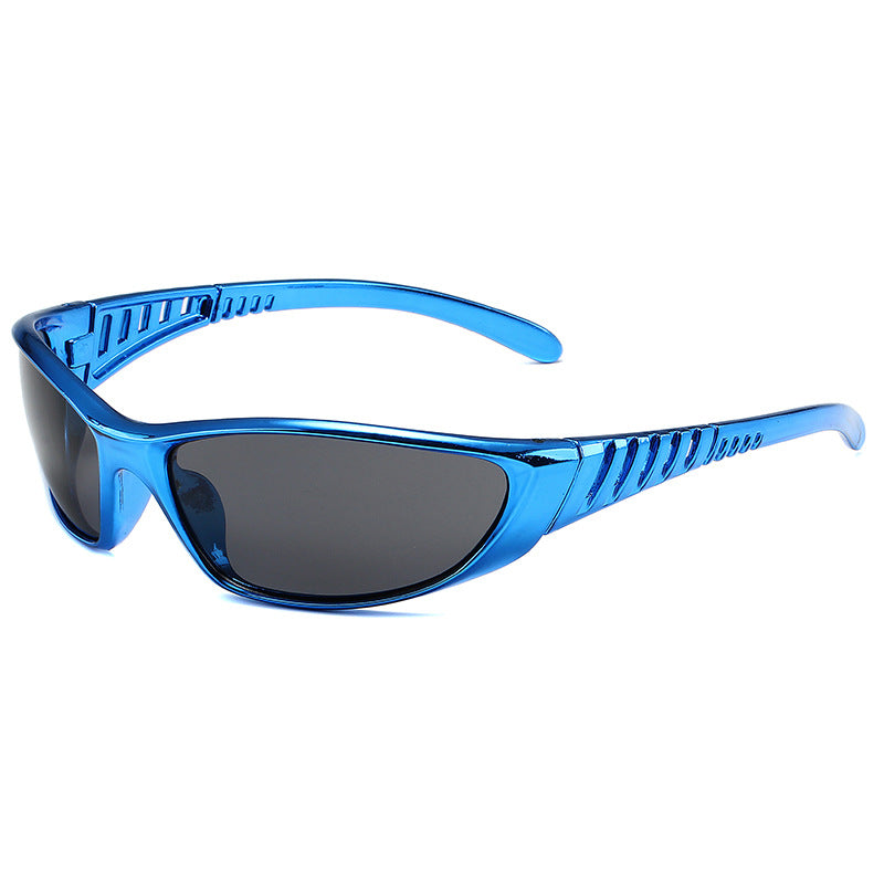 Women's Creative Multi-color Hollow-out Future Technology Sunglasses