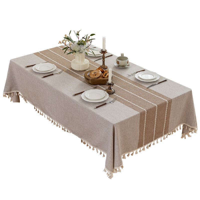 Anti-splash Table Cloth Non-slip Wear-resistant Rectangular Table Cloth