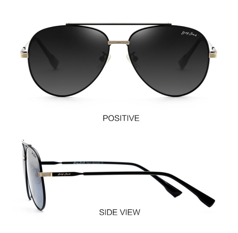 New Men's Polarized Metal Frame Sunshade Sunglasses