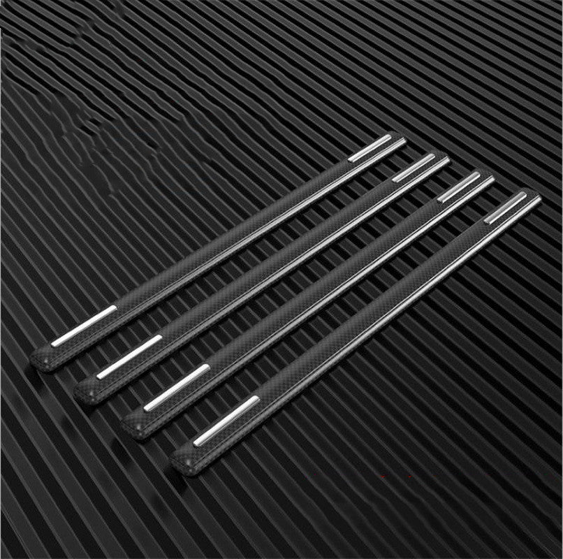 Protection de porte anti-rayures en bande de caoutchouc souple
