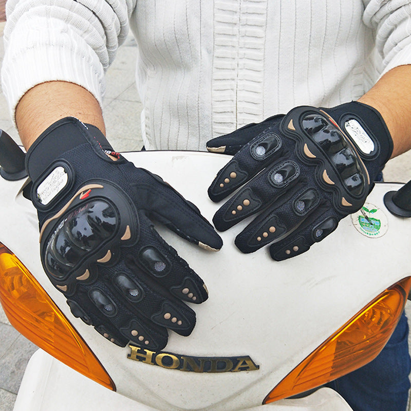 Off-road Motorcycle Anti-fall Breathable Riding Racing Motorcycle Full-finger Gloves