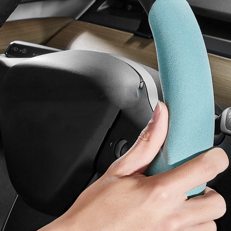 Housse de volant en suède ultra-fine absorbant la transpiration