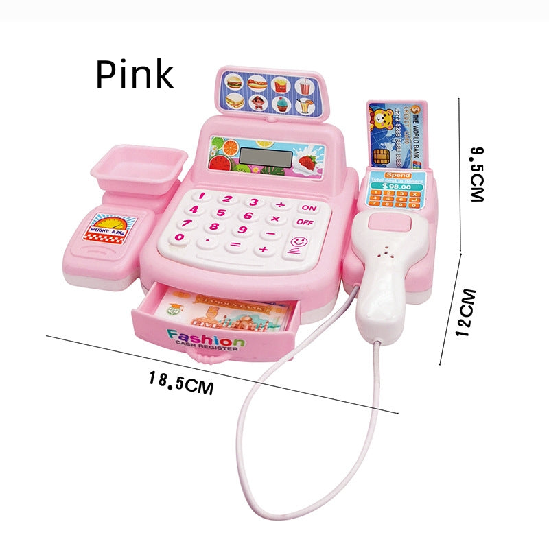 Children Play House Toy Supermarket Cash Register Role Play Model