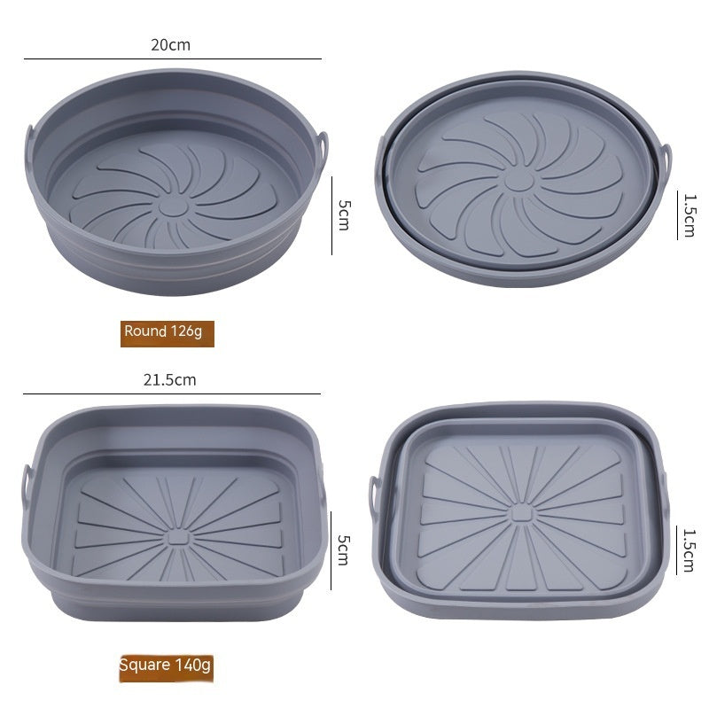 Bandeja de silicona plegable para horno de uso especial