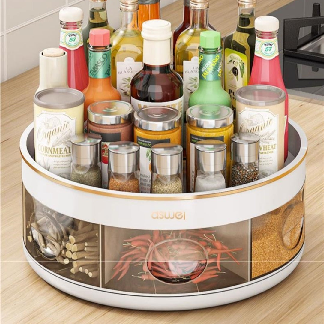 Table Rotating Seasoning Oil Salt Sauce Bottle