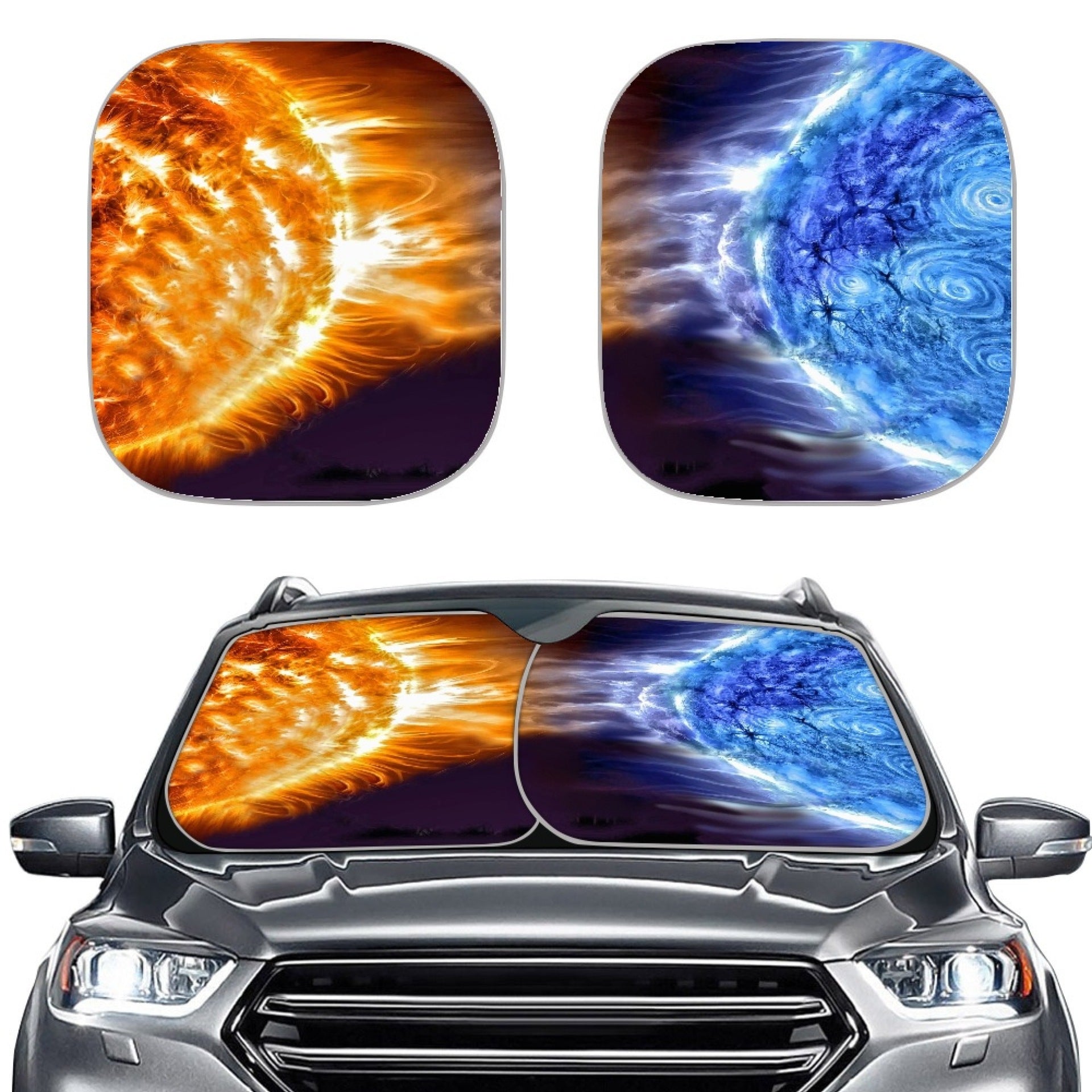 Pare-soleil de voiture protection solaire et isolation thermique