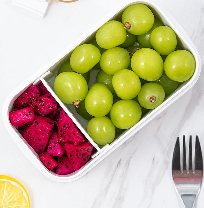 Boîte de rangement pour réfrigérateur, cuisine, couvercle transparent avec ceinture