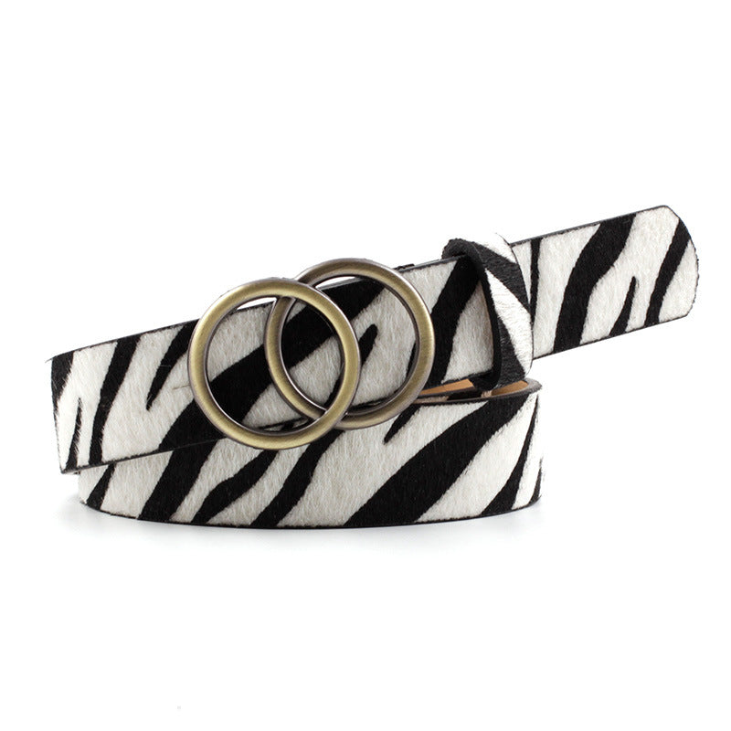 Fashion Ladies Without Needle Hollow Belt