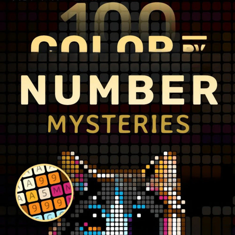 Color By Number Mysteries A Wonderful Coloring Book
