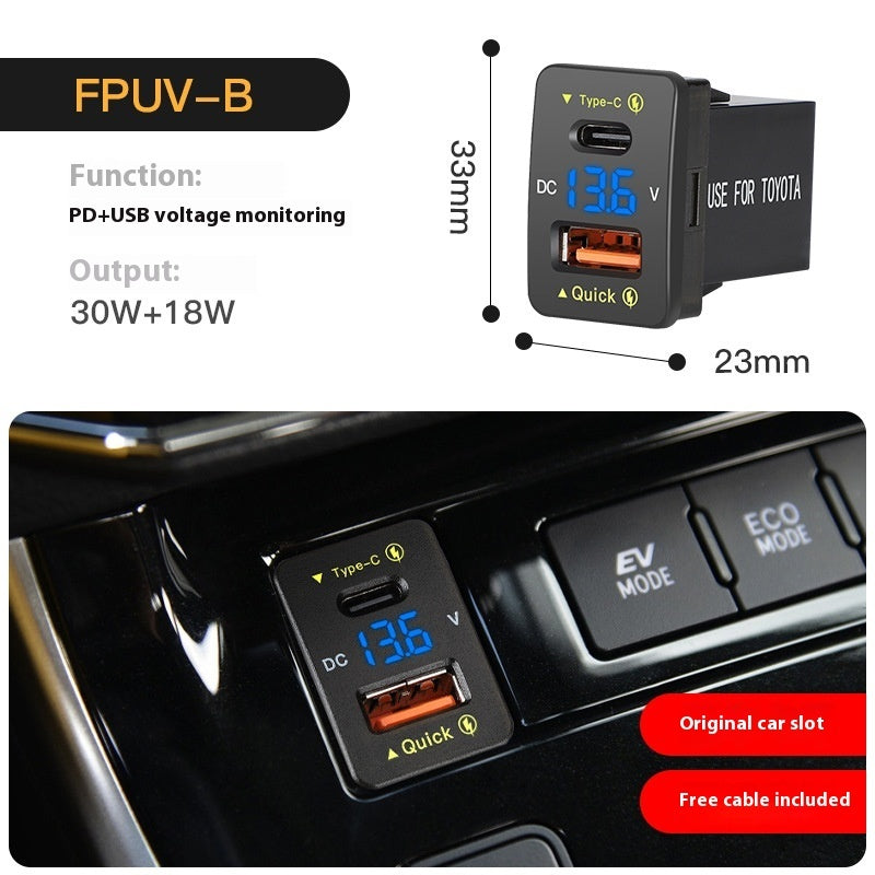 Chargeur de téléphone portable de voiture 48W à charge rapide QC3.0