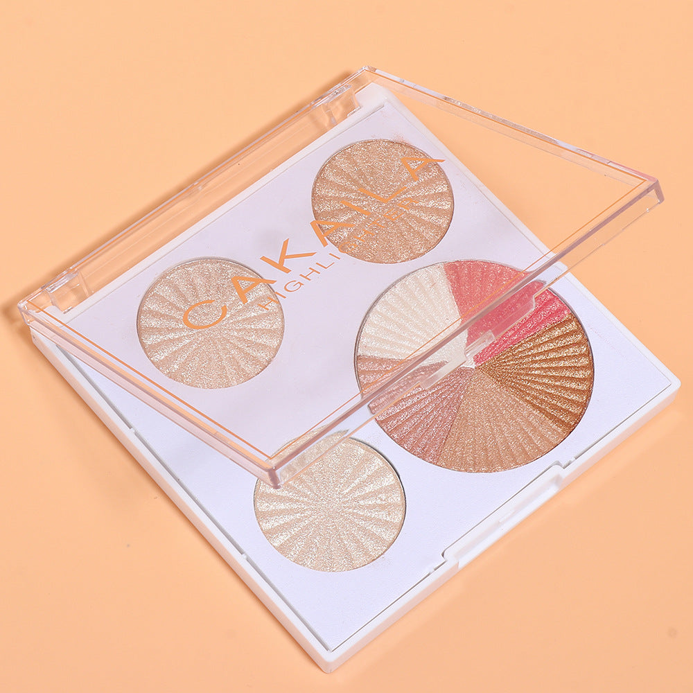 Poudre Illuminatrice 8 Couleurs pour Rehausser le Contouring de la Silhouette