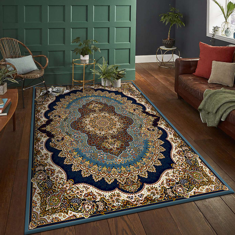 Tapis de sol de salon bohème persan vintage
