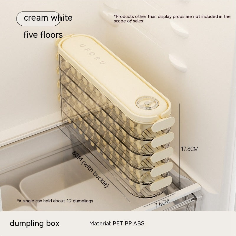 Gap Instant Dumpling Storage Box Refrigerator Household Food Grade