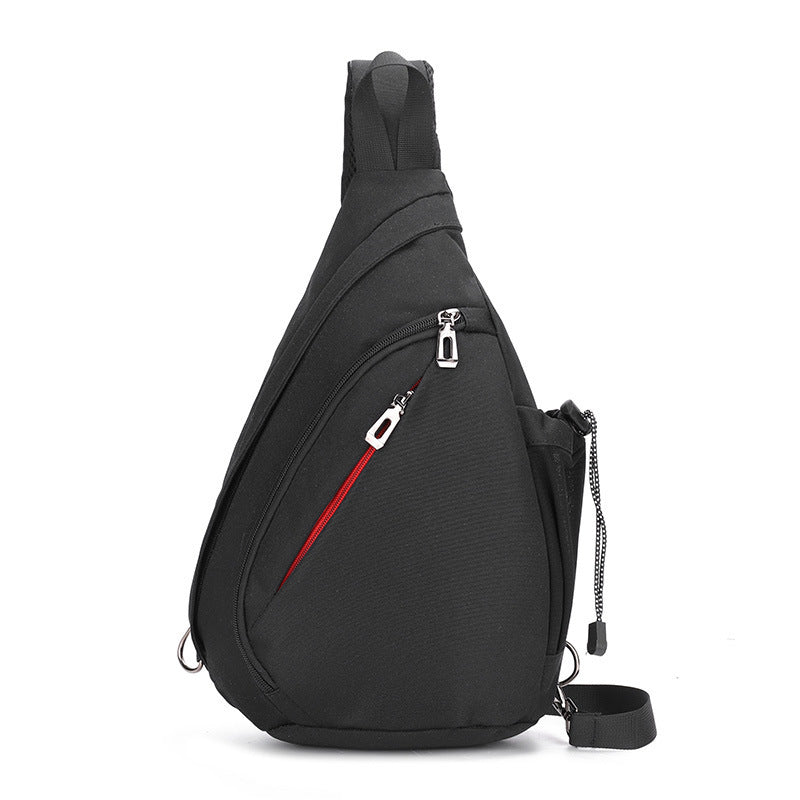 Nouveau sac de poitrine ajusté simple pour homme, sac de rangement numérique sport et loisirs, sac à bandoulière multifonction, livraison directe