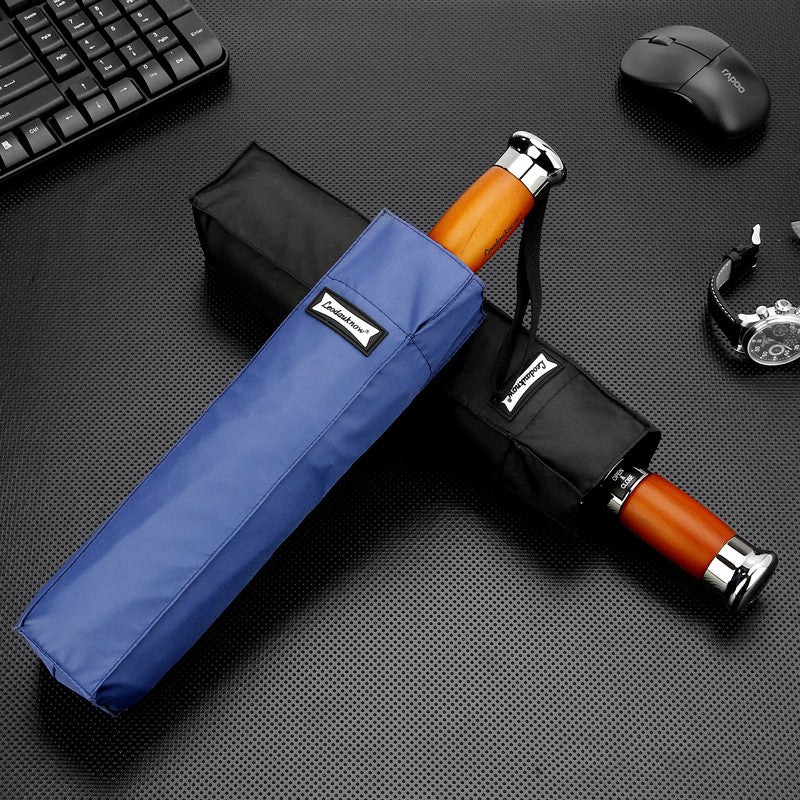 1.25 Meters Large Business Three Folding Umbrella