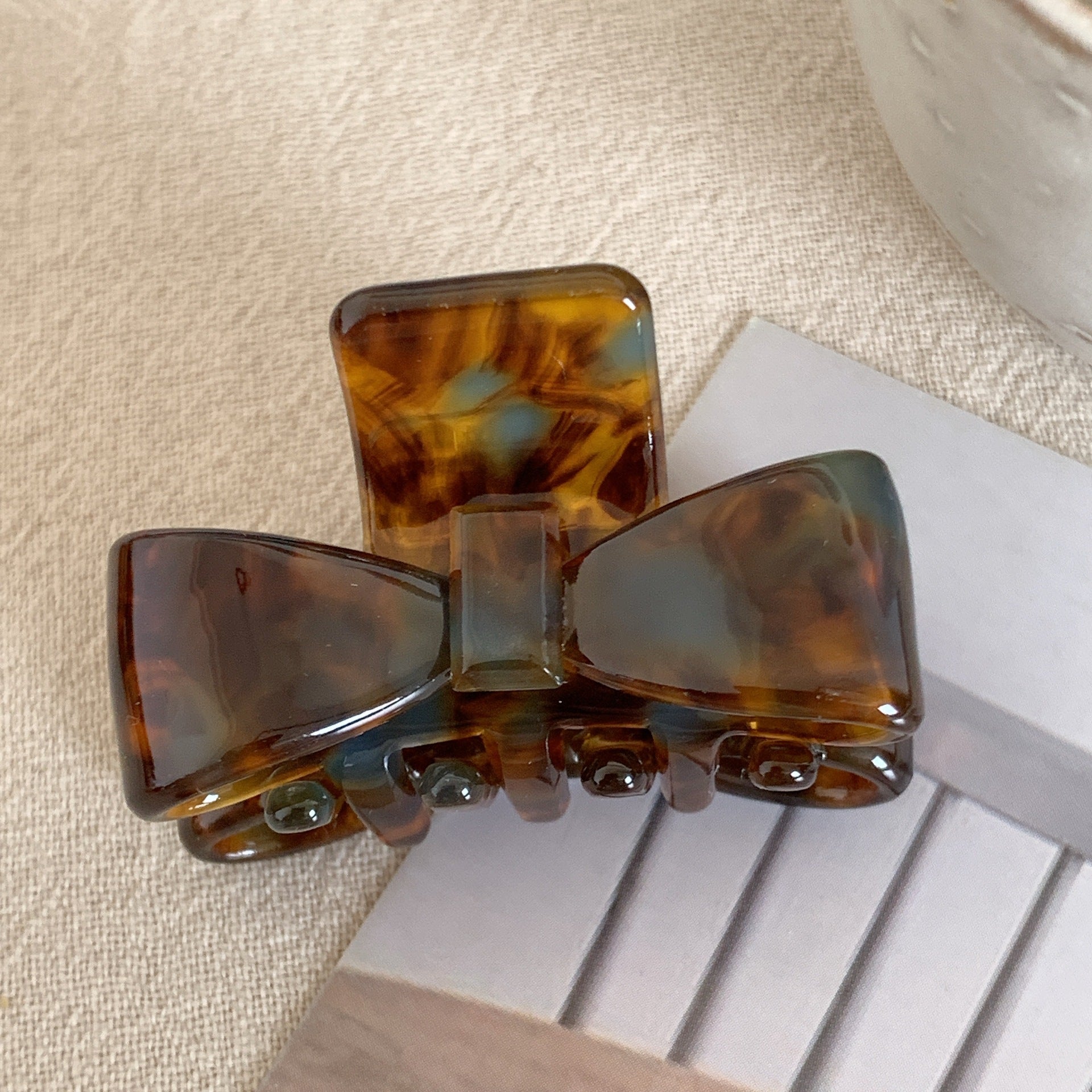 Bow Small Grabbing Simple Small Hair Clip Bangs Shark
