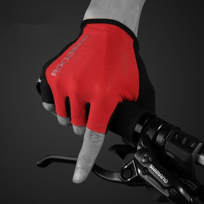 Gants de Cyclisme Mi-doigts Homme Femme Antidérapants Respirants