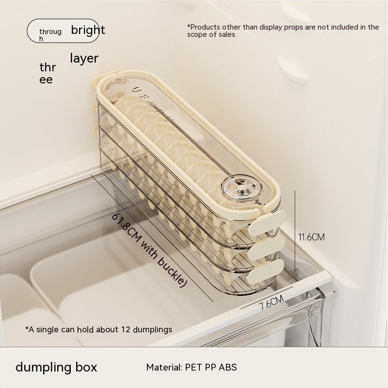 Gap Instant Dumpling Storage Box Refrigerator Household Food Grade
