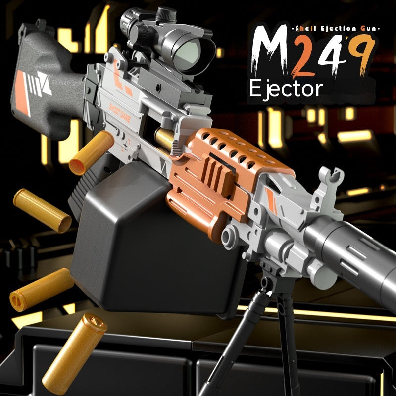 M249 Manual Soft Bullet Gun Boy Gift Toy