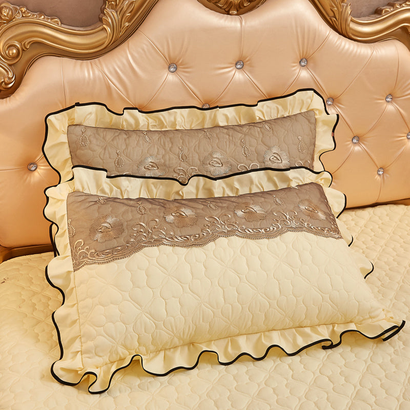 Lace Quilted Thickened Single Pillowcase