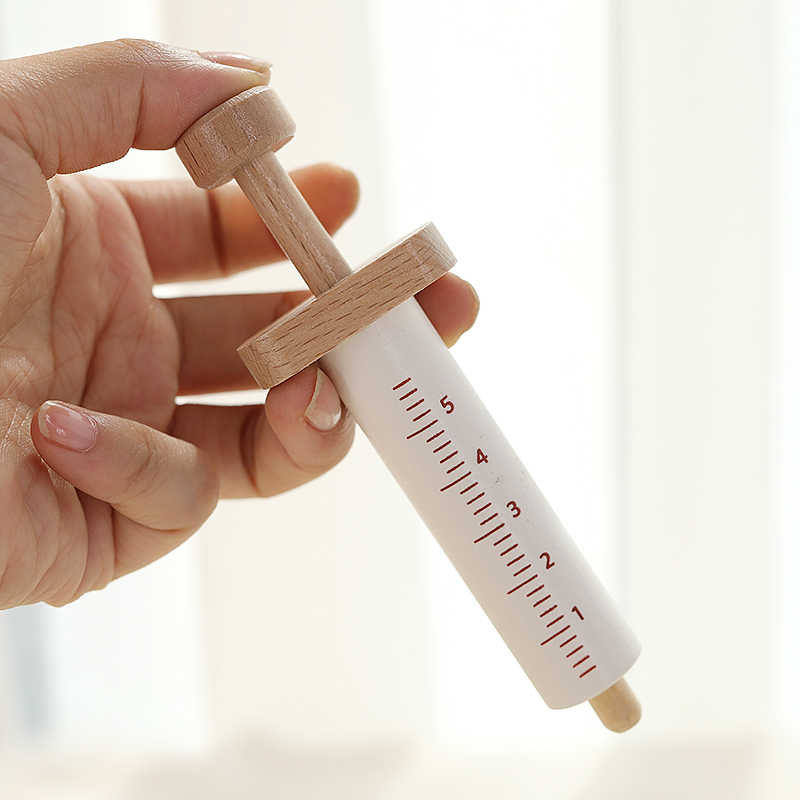 Ensemble de jeu en bois massif pour enfants : Maison de jeu, jouet de simulation de médecin, infirmière, stéthoscope