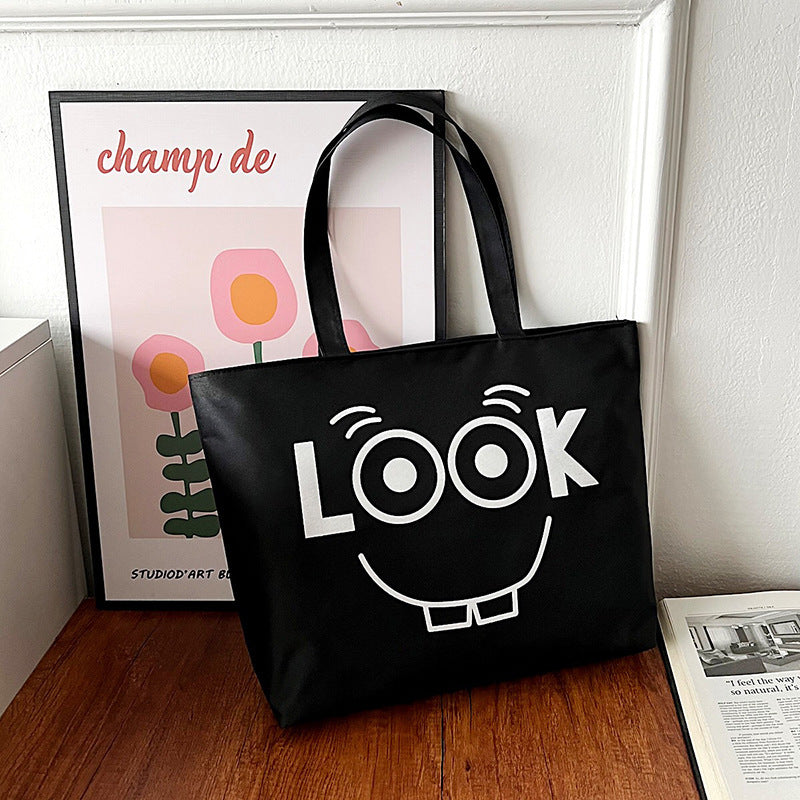 Fashion Canvas Large Capacity Women's Shoulder Bag