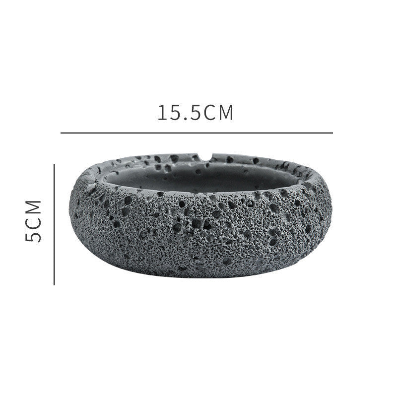 Cement Astronaut Ashtray With Cover Protection
