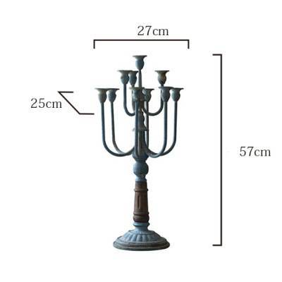 Retro Moroccan Light Luxury Homestay Resin Candle Holder