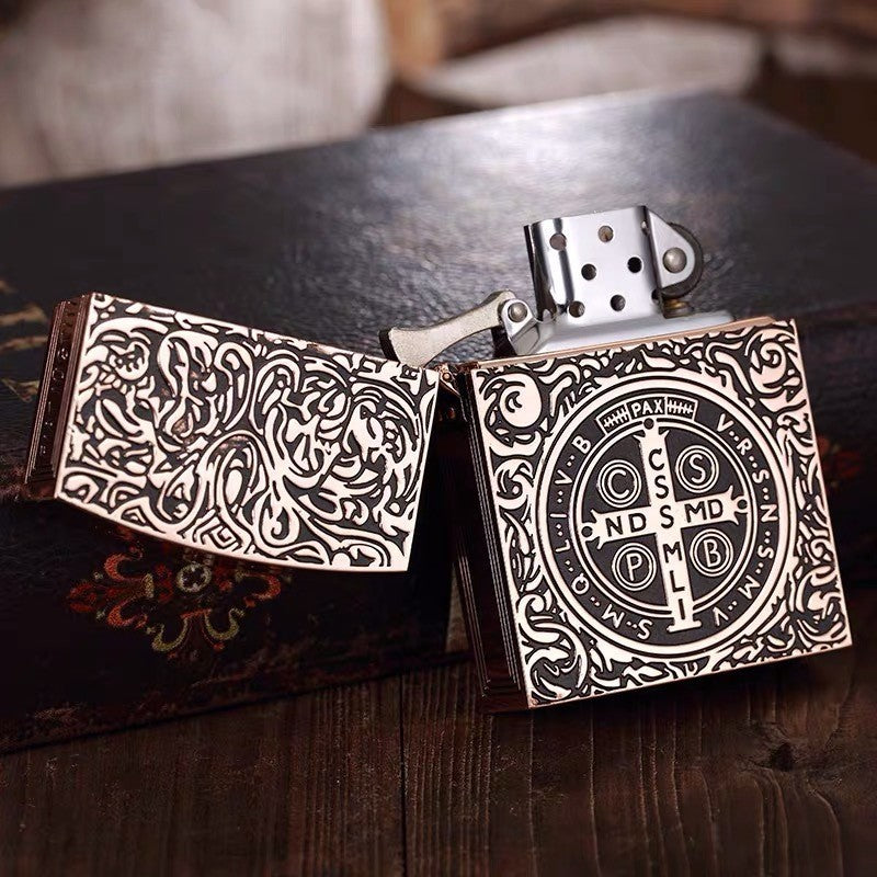 Constantine Pattern Pure Copper Kerosene Lighter
