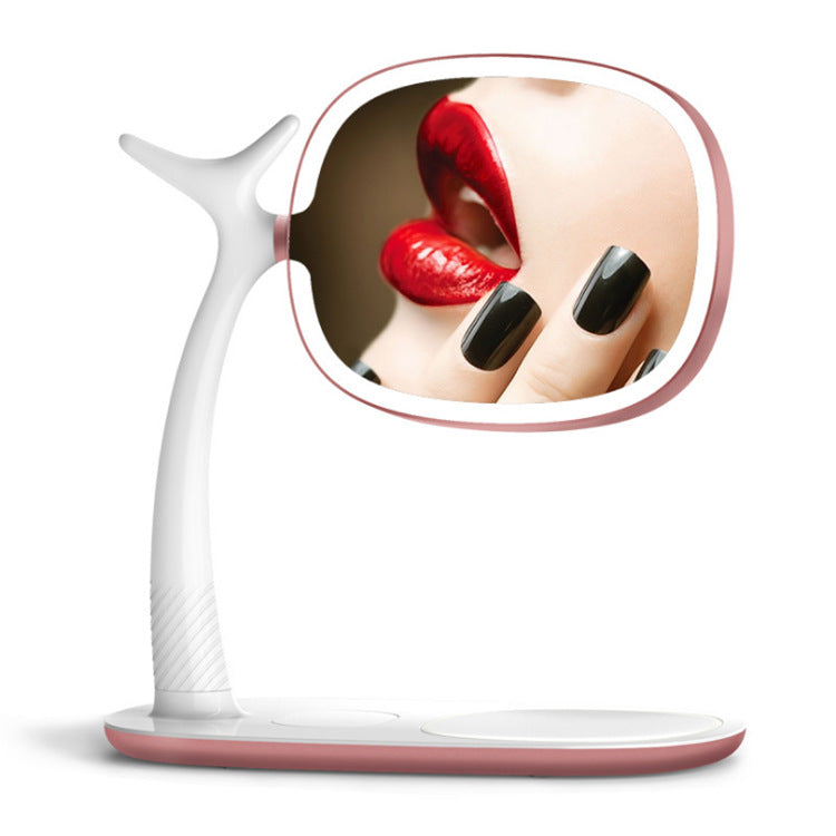 Led Light Makeup Mirror Double Sided Wireless Intelligence
